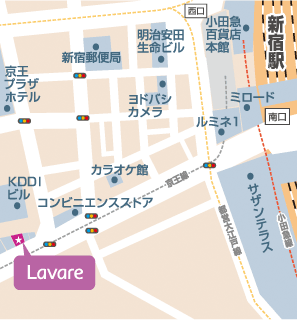 新宿校の地図