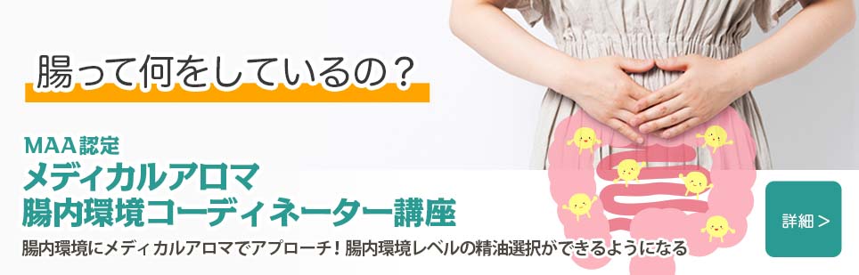 MAA認定 メディカルアロマ 腸内環境コーディネーター講座特設ページ